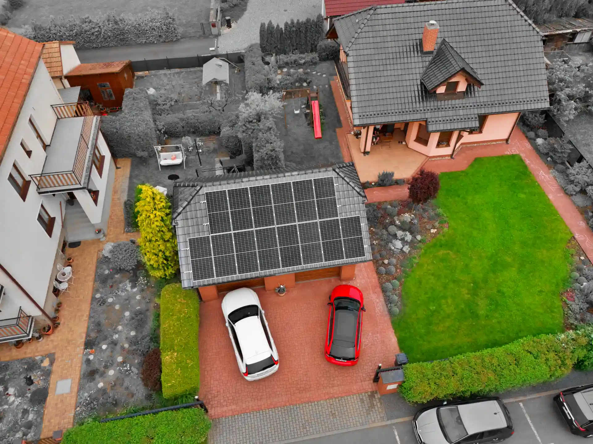 Horní Ředice – Výkon 6,23 kWp, Baterie 10,65 kWh