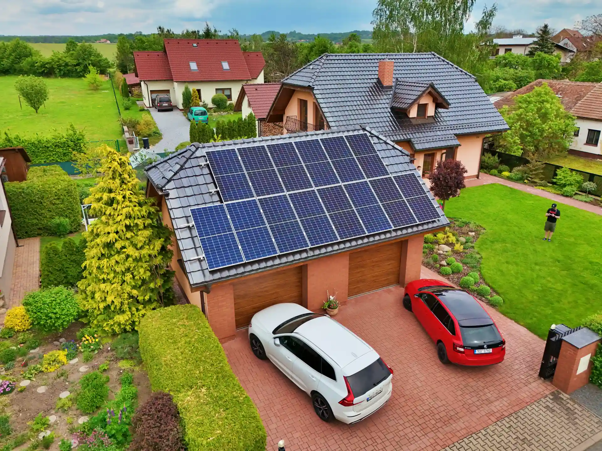 Horní Ředice – Výkon 6,23 kWp, Baterie 10,65 kWh