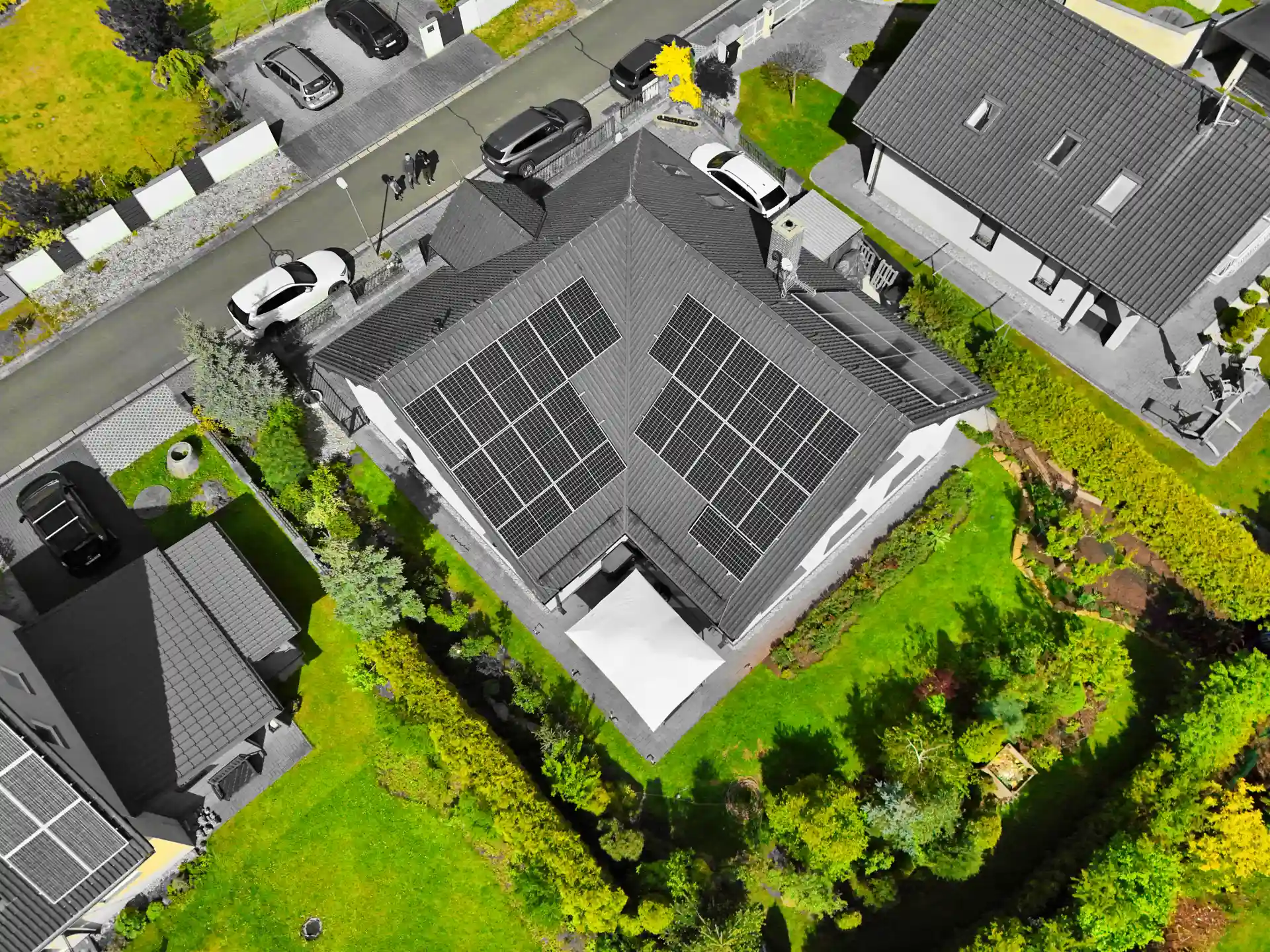 Srch – Výkon 13,35 kWp, Baterie 14,4 kWh