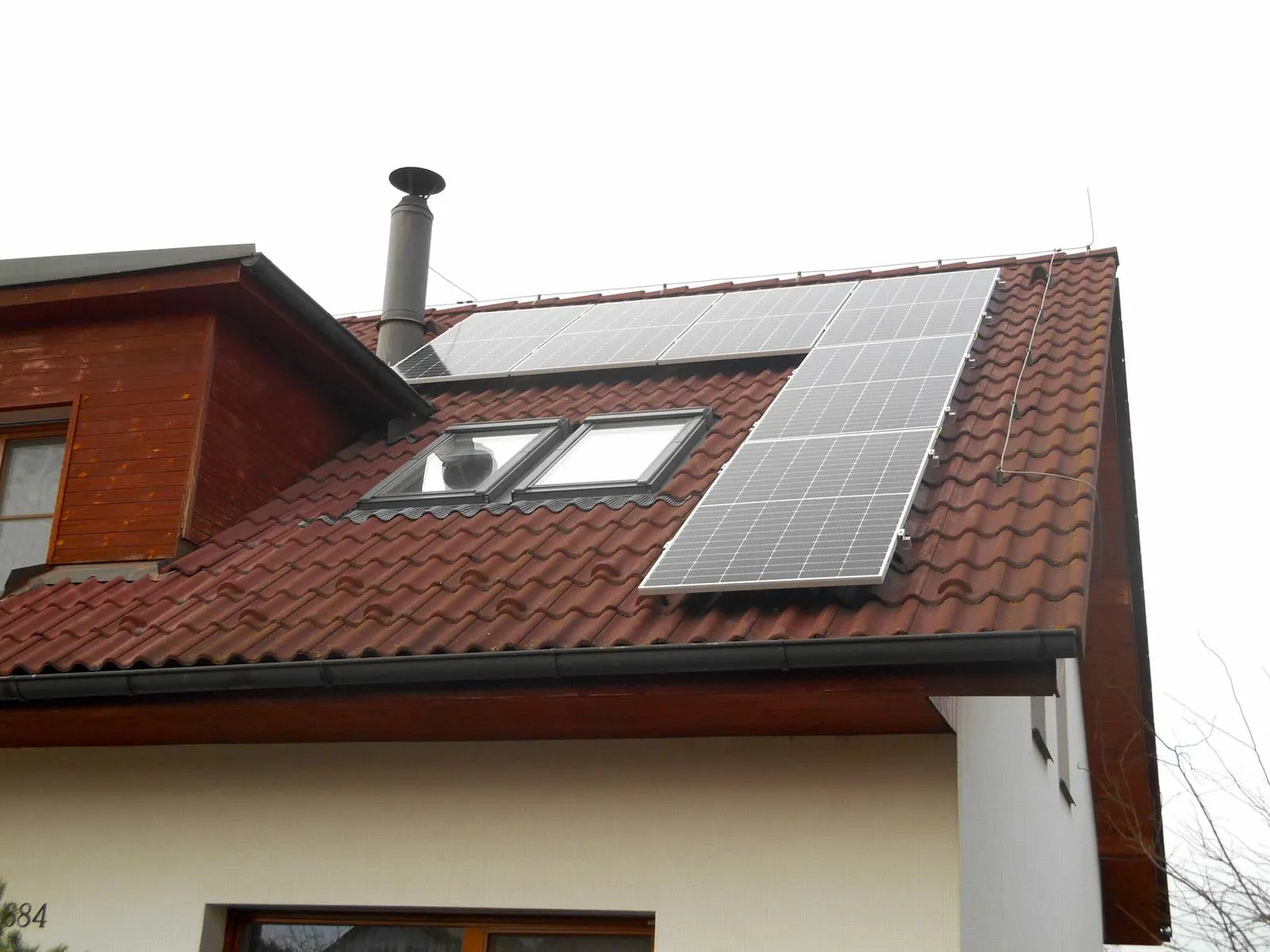 Pardubice – Výkon 6,23 kWp, Baterie 10,65 kWh
