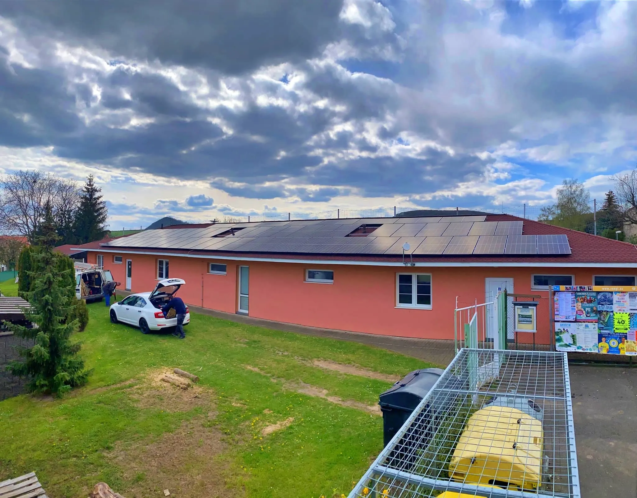 Fotbalový klub TJ SOKOL – POKRATICE – výkon FVE 25,76 kWp