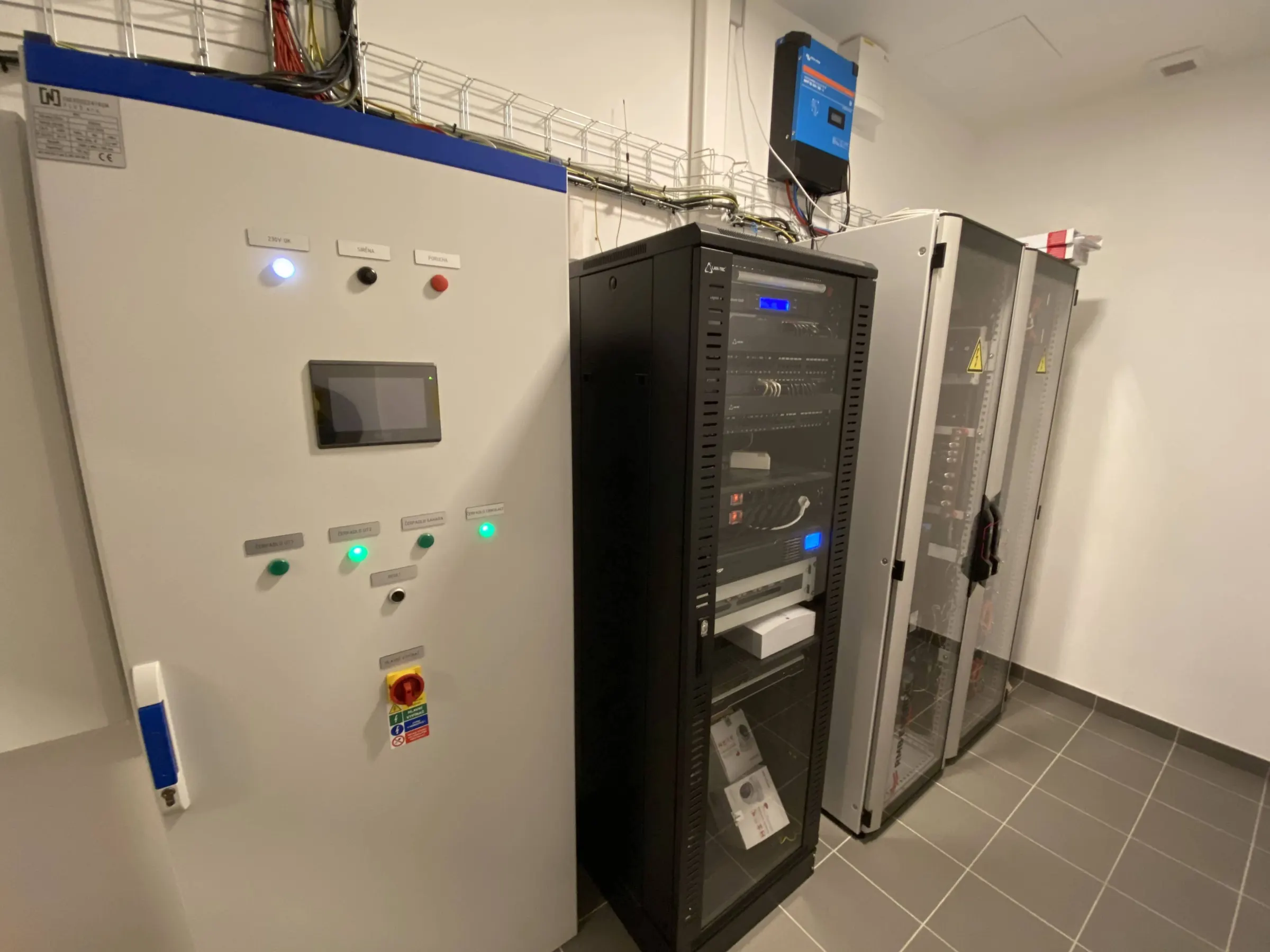 Ostrovní systém s kogenerační jednotkou – Krušné Hory