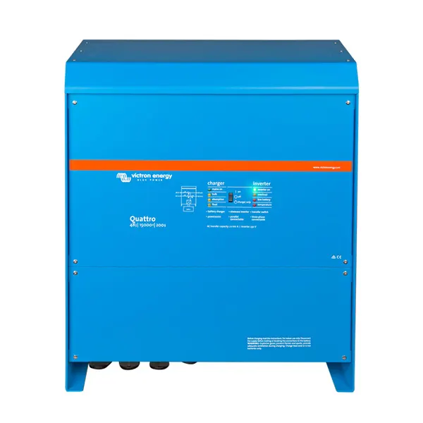 Nízkofrekvenční střídač Victron Quattro 48 V 3000–15000 VA