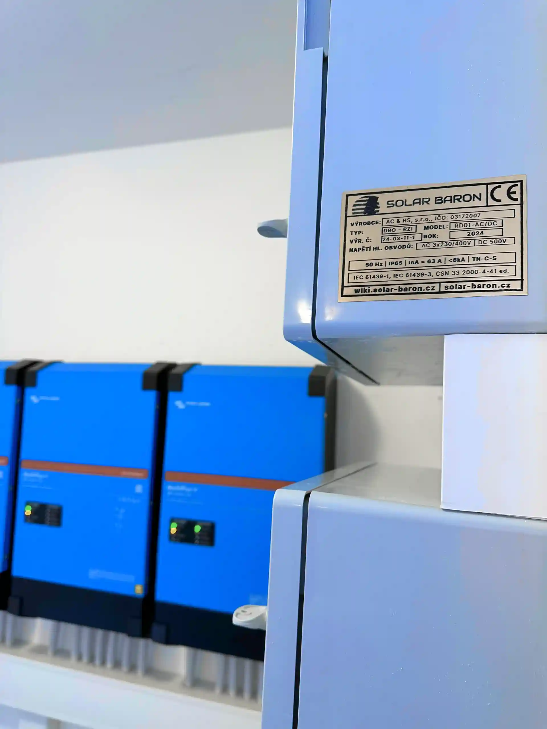 Vysoké Mýto – výkon 16,56 kWp, baterie 28,4 kWh