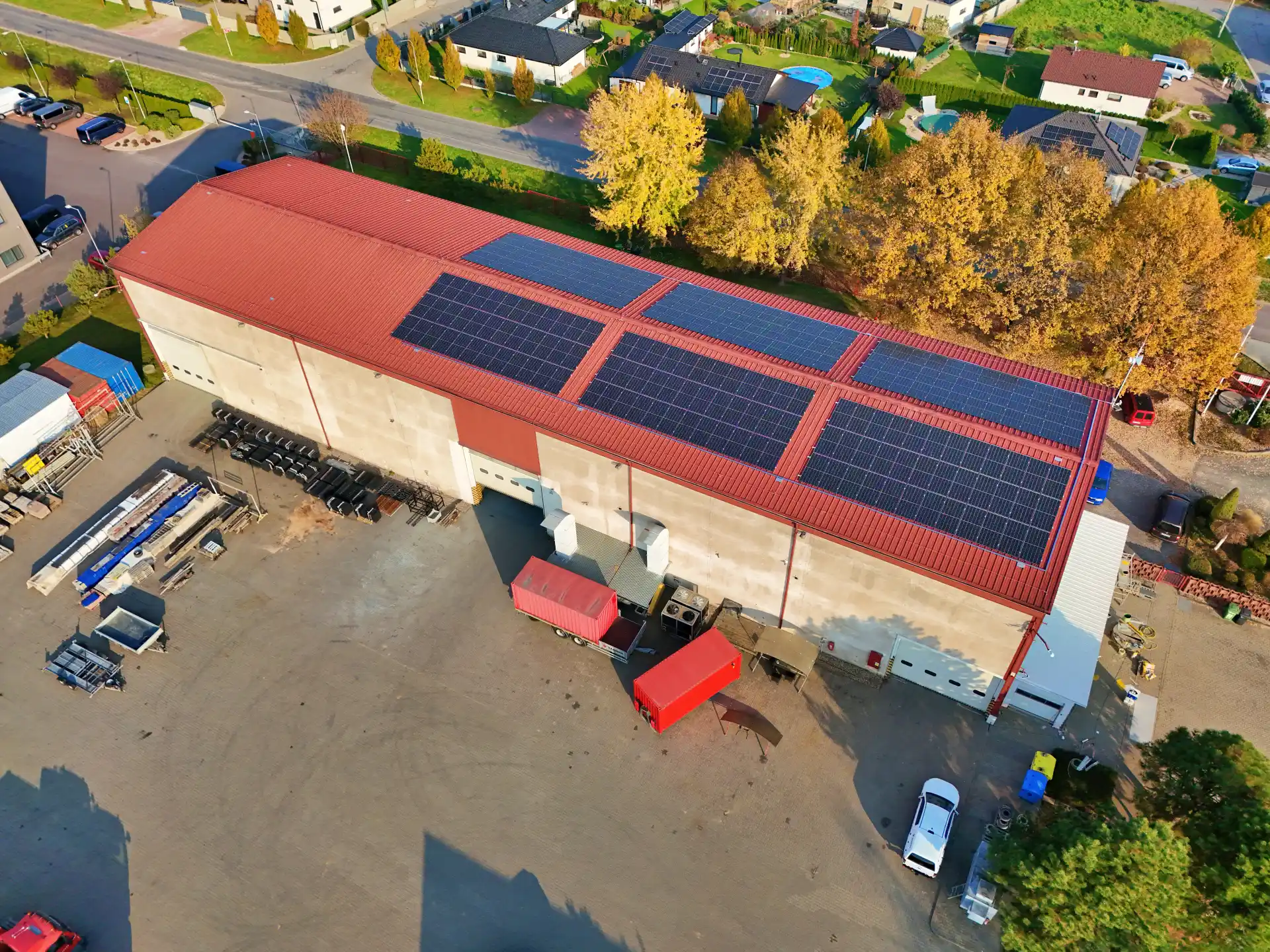 Firemní fotovoltaika VÁGNER COLOR – 99,36 kWp